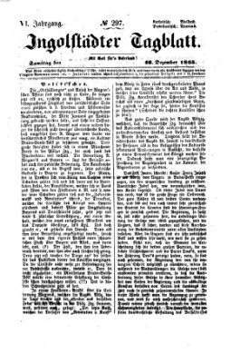 Ingolstädter Tagblatt Samstag 16. Dezember 1865