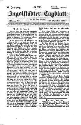 Ingolstädter Tagblatt Montag 18. Dezember 1865