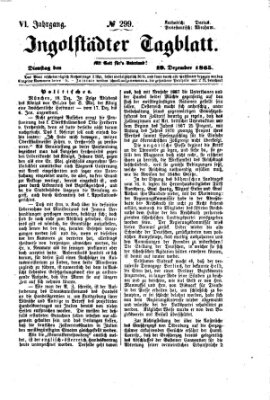 Ingolstädter Tagblatt Dienstag 19. Dezember 1865