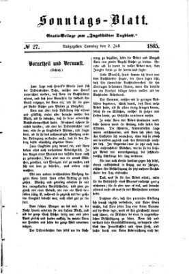 Ingolstädter Tagblatt Sonntag 2. Juli 1865