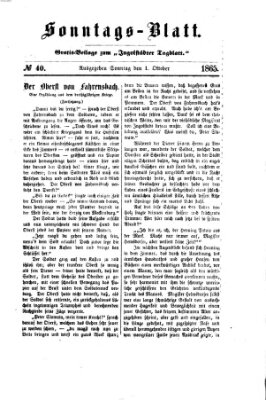 Ingolstädter Tagblatt Sonntag 1. Oktober 1865