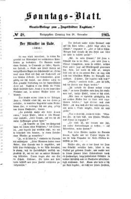 Ingolstädter Tagblatt Sonntag 26. November 1865