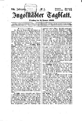 Ingolstädter Tagblatt Dienstag 2. Januar 1866