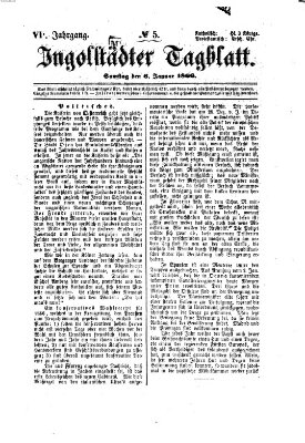 Ingolstädter Tagblatt Samstag 6. Januar 1866