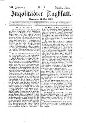 Ingolstädter Tagblatt Montag 14. Mai 1866