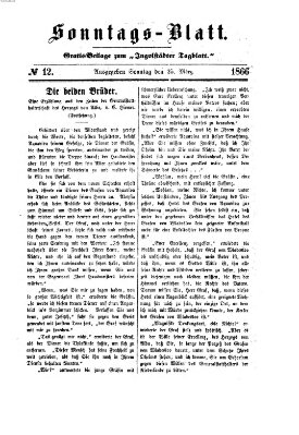 Ingolstädter Tagblatt Sonntag 25. März 1866