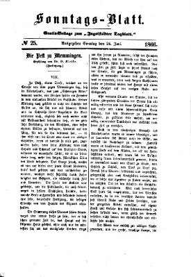 Ingolstädter Tagblatt Sonntag 24. Juni 1866