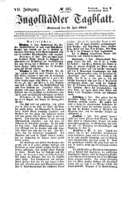 Ingolstädter Tagblatt Mittwoch 11. Juli 1866