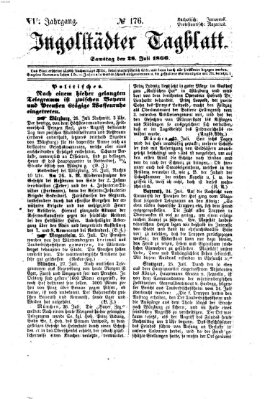 Ingolstädter Tagblatt Samstag 28. Juli 1866