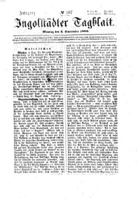 Ingolstädter Tagblatt Montag 3. September 1866