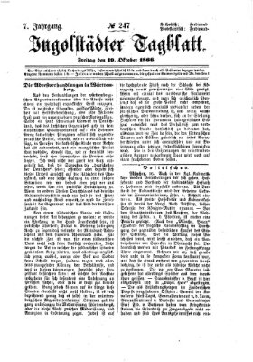 Ingolstädter Tagblatt Freitag 19. Oktober 1866
