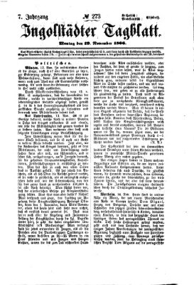 Ingolstädter Tagblatt Montag 19. November 1866