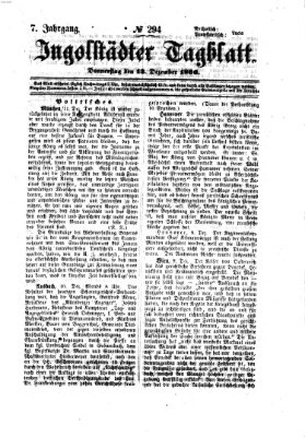 Ingolstädter Tagblatt Donnerstag 13. Dezember 1866