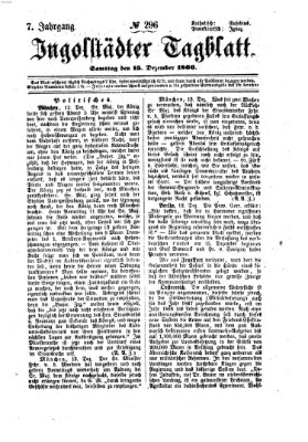 Ingolstädter Tagblatt Samstag 15. Dezember 1866