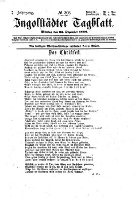 Ingolstädter Tagblatt Montag 24. Dezember 1866