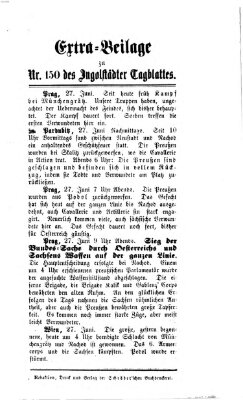 Ingolstädter Tagblatt Donnerstag 28. Juni 1866