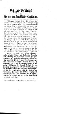 Ingolstädter Tagblatt Mittwoch 11. Juli 1866