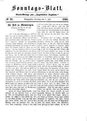 Ingolstädter Tagblatt Sonntag 1. Juli 1866