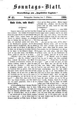 Ingolstädter Tagblatt Sonntag 7. Oktober 1866