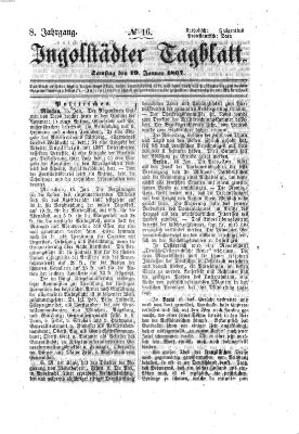 Ingolstädter Tagblatt Samstag 19. Januar 1867