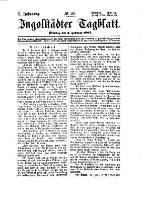 Ingolstädter Tagblatt Montag 4. Februar 1867