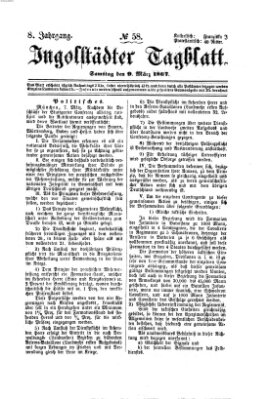 Ingolstädter Tagblatt Samstag 9. März 1867