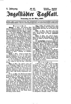 Ingolstädter Tagblatt Donnerstag 14. März 1867