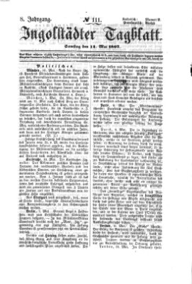 Ingolstädter Tagblatt Samstag 11. Mai 1867