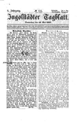 Ingolstädter Tagblatt Donnerstag 16. Mai 1867