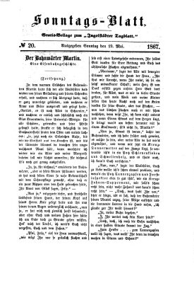 Ingolstädter Tagblatt Sonntag 19. Mai 1867