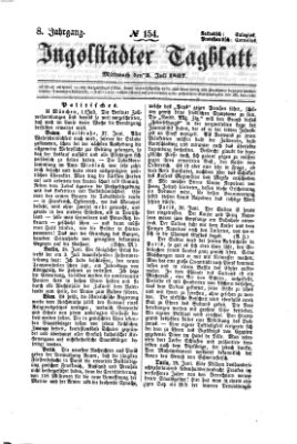 Ingolstädter Tagblatt Mittwoch 3. Juli 1867