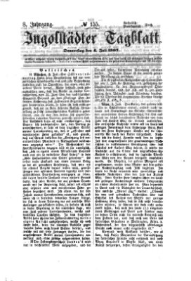 Ingolstädter Tagblatt Donnerstag 4. Juli 1867