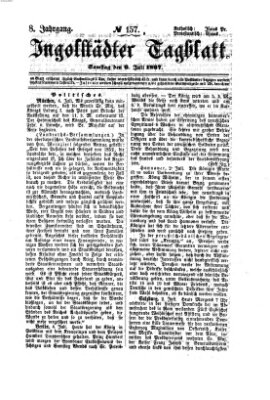 Ingolstädter Tagblatt Samstag 6. Juli 1867