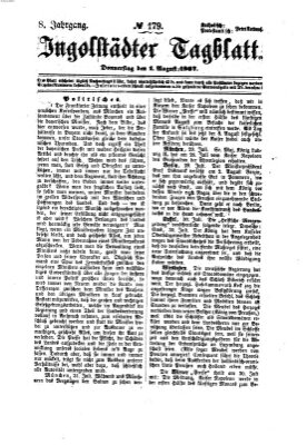 Ingolstädter Tagblatt Donnerstag 1. August 1867