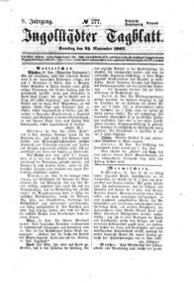 Ingolstädter Tagblatt Samstag 23. November 1867