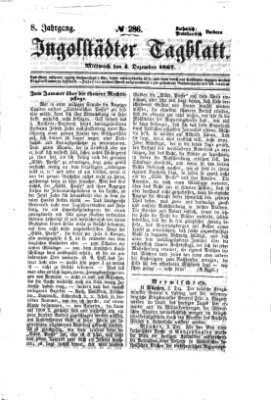 Ingolstädter Tagblatt Mittwoch 4. Dezember 1867