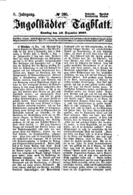 Ingolstädter Tagblatt Samstag 14. Dezember 1867