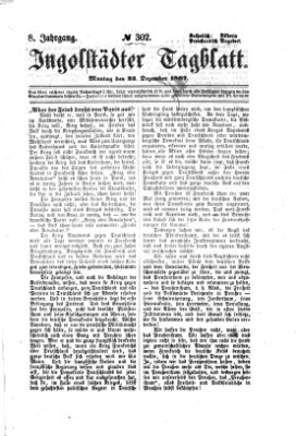 Ingolstädter Tagblatt Montag 23. Dezember 1867