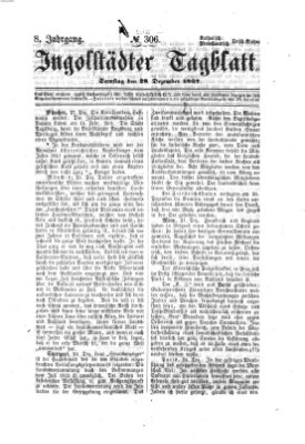 Ingolstädter Tagblatt Samstag 28. Dezember 1867