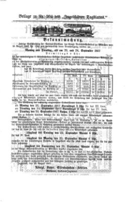 Ingolstädter Tagblatt Freitag 30. August 1867