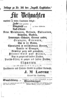 Ingolstädter Tagblatt Samstag 21. Dezember 1867