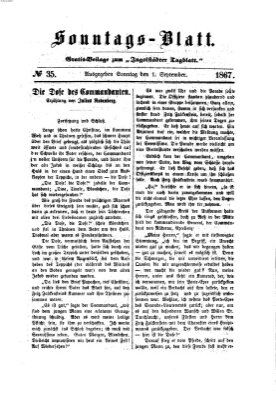 Ingolstädter Tagblatt Sonntag 1. September 1867