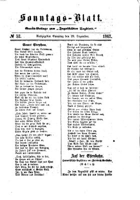 Ingolstädter Tagblatt Sonntag 29. Dezember 1867