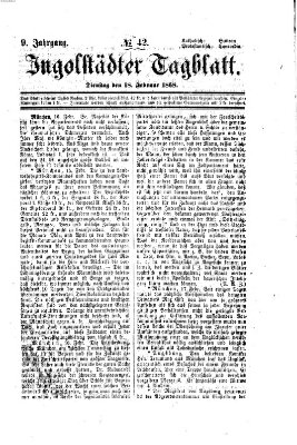 Ingolstädter Tagblatt Dienstag 18. Februar 1868