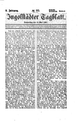 Ingolstädter Tagblatt Donnerstag 14. Mai 1868