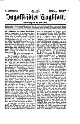 Ingolstädter Tagblatt Donnerstag 28. Mai 1868