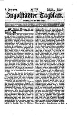 Ingolstädter Tagblatt Samstag 30. Mai 1868