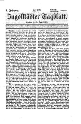 Ingolstädter Tagblatt Freitag 5. Juni 1868