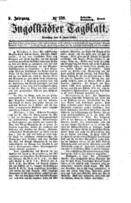 Ingolstädter Tagblatt Dienstag 9. Juni 1868