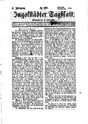 Ingolstädter Tagblatt Mittwoch 8. Juli 1868